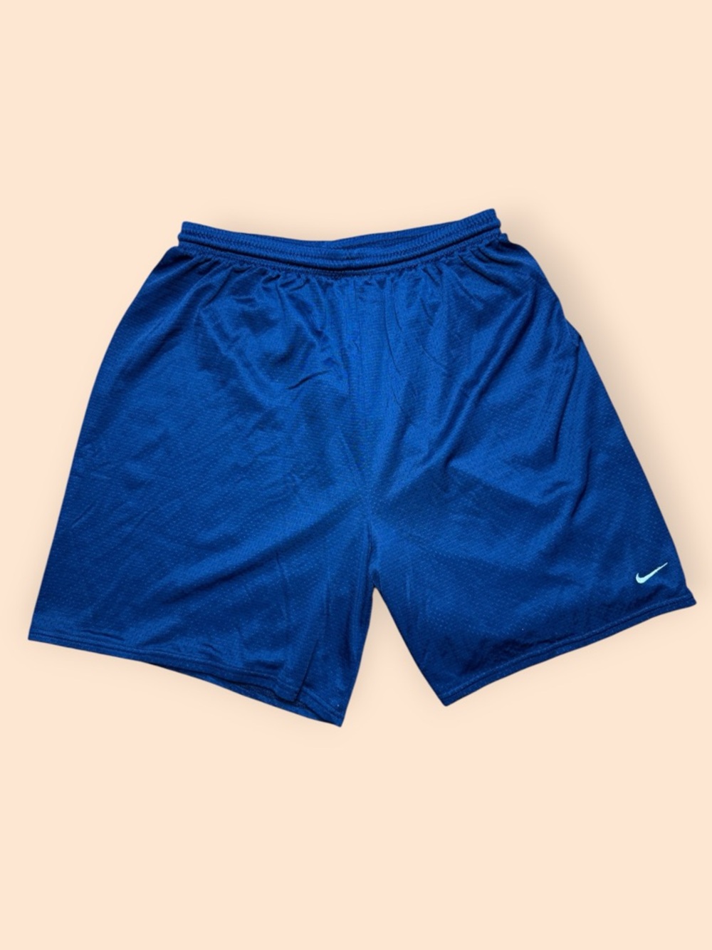 Vintage Nike 1990s Mesh Shorts Blue Men’s Large Vtg 90s